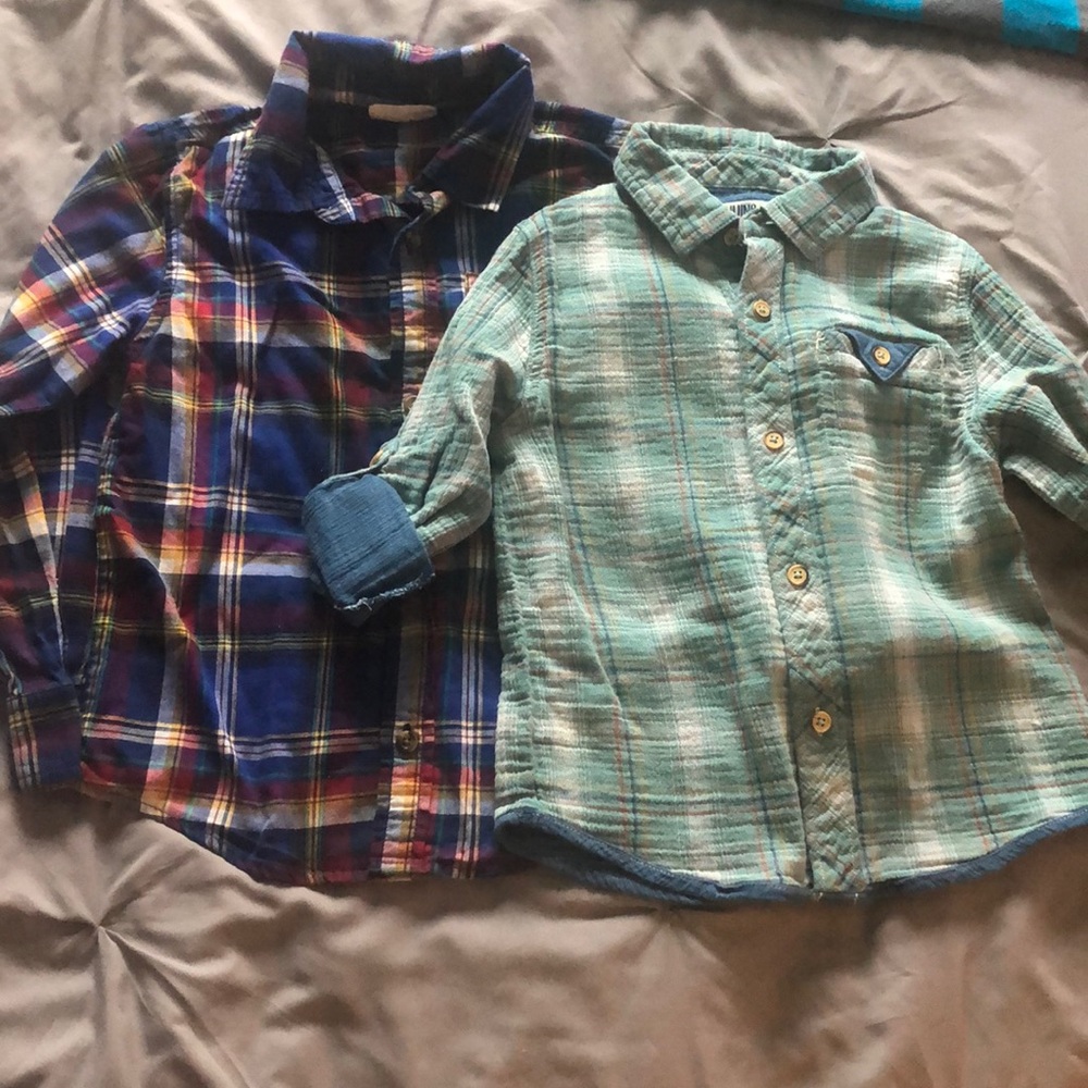 Button Down collared shirt. Crazy 8 and OshKosh